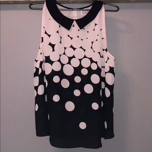 Polka dot tank top